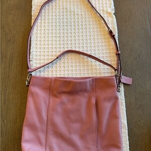 Coach Blush Leather Shoulder Bag